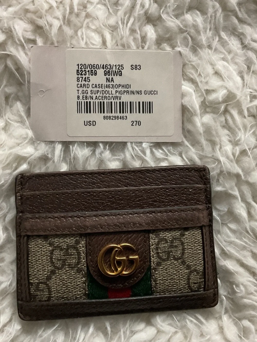 Gucci card holder